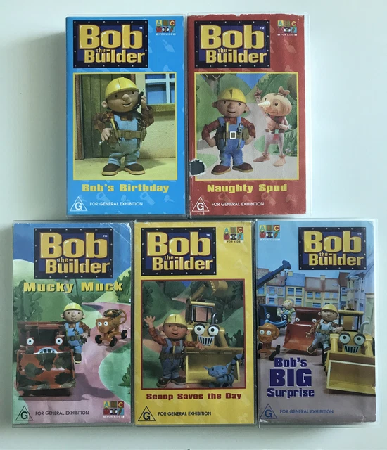 VINTAGE BOB THE Builder Vhs Collection G Abc For Kids £33.25 - PicClick UK