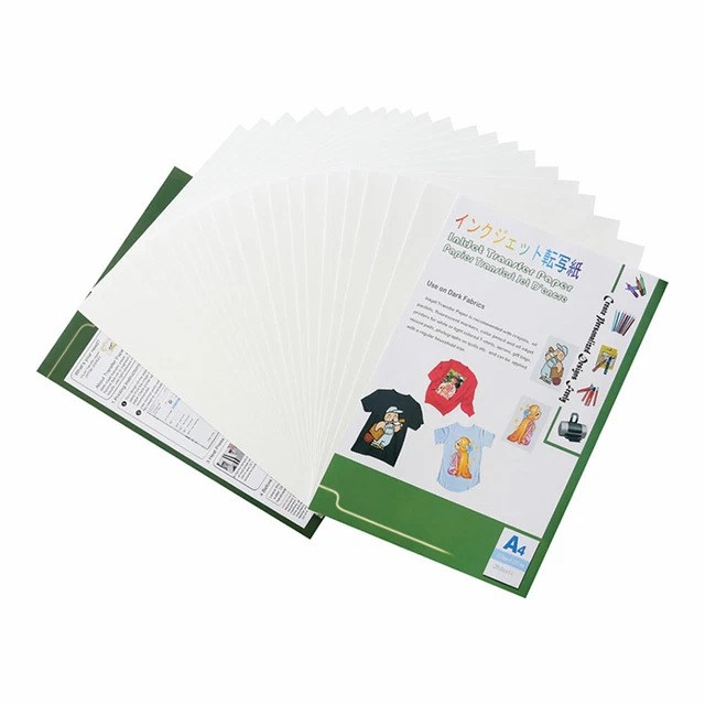 US Stock- Inkjet Transfer Paper for T-shirt Heat Transfer Paper A4 20PCS