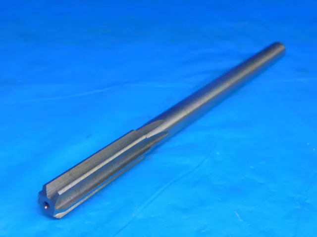 L & I .4980" 12.649mm O.D. HSS CHUCKING REAMER 7/16 SHANK 6 FL 2" LOC 8" OAL 1/2