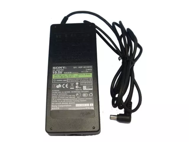 Caricabatterie ORIGINALE alimentatore VGP-AC19V16 per Sony Vaio  19.5V 6.2A 120W