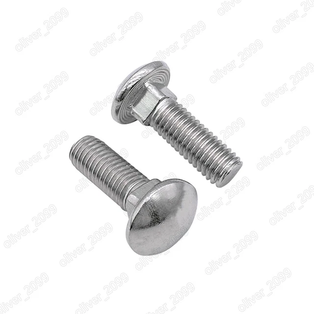 M6 M8 M10 M12 304 Stainless Steel Mushroom Head Square Neck Bolts