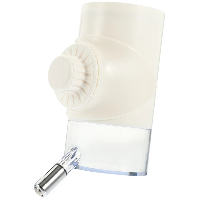Alimentador de agua para gatos perros PP recargable tazón de agua para mascotas dispensador de agua blanco