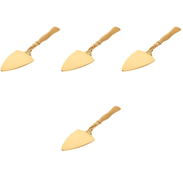 4 piezas pala de pastel de cocina servidor de pizza dispensador de queso exquisito pastel - porción - W
