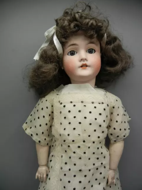 Antique German Bisque Doll *Queen Louise* #100 Armand Marseille 26" Jointed Body