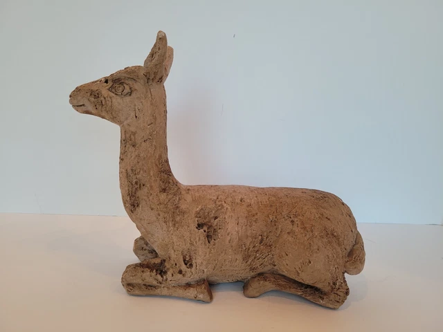Jaru Dante Chalkware Llama Alpaca Figurine Statue Buffalo 1974