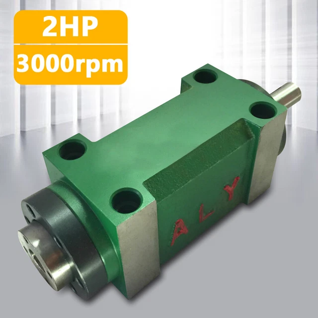 Universal 45 Steel Spindle Unit Power Head 3000rpm CNC Milling Drilling 1.5KW
