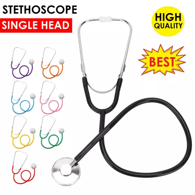 Professional Stethoscope Single Head Doctor Nurse Vet Medical Student HealthWork