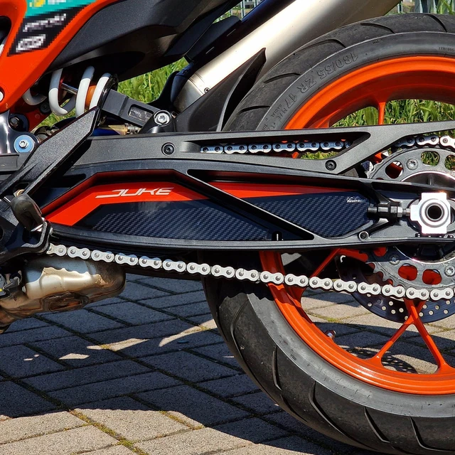 Adhesivos 3D Resinados Para Cárter De Moto KTM 1190 Adventure 2013-2016 - Nuevos, Colores Negro Y Naranja