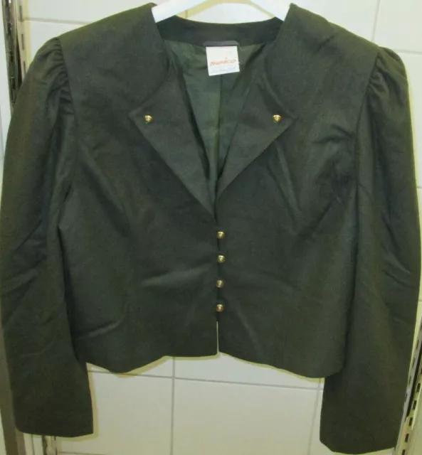 Damen Trachten Jacke Janker grün Gr. 44 von Meico