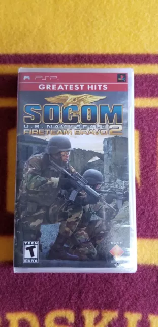 #5 SOCOM U.S NAVY SEALS (FireTeam Bravo 2) - GREATEST HITS (Sony PSP) - NEW  ™