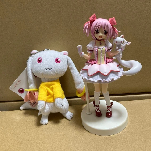 puella magi madoka magica Madoka Kaname Kyubey figure doll plush set collection