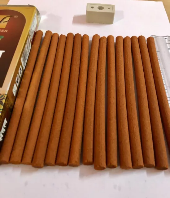 PREMIUM SANDALWOOD CHANDAN DHOOP Sticks 100 g, 13-14 piezas, meditación de... 2