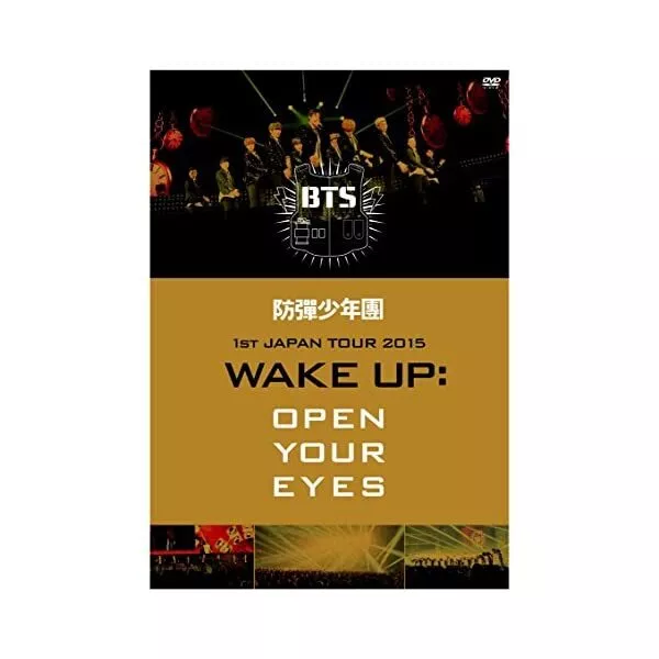 BTS BANGTAN BOYS 1st JAPAN TOUR 2015 WAKE UP OPEN YOUR EYES DVD