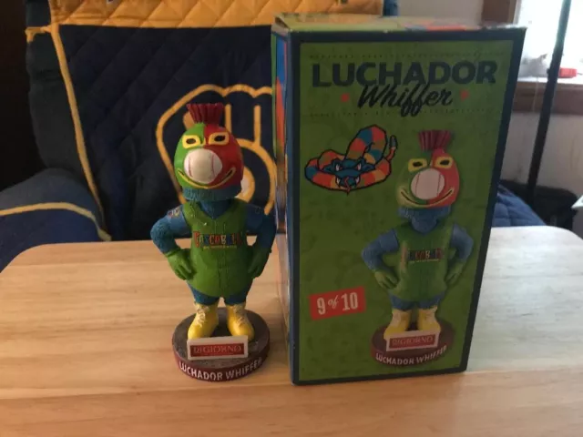 Luchador Whiffer Wisconsin Timber Rattler Bobblehead SGA Free S/H