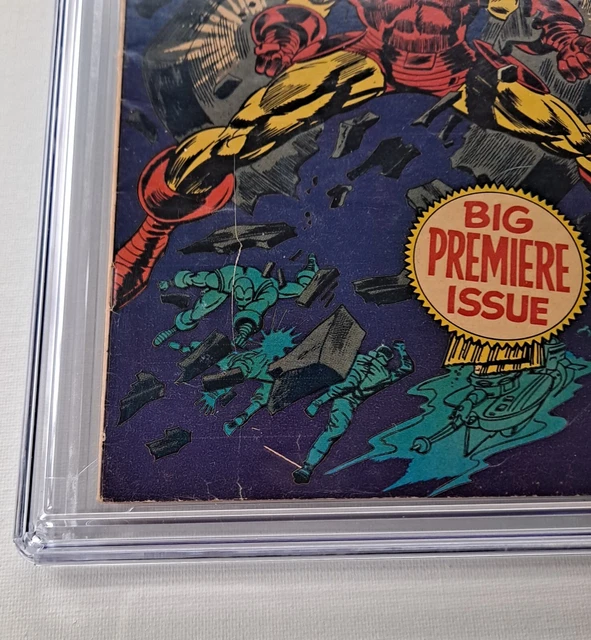 The Invincible Iron Man #1 1968 - CGC 5.0 Off Wht - Origin Retold 1st Solo 2