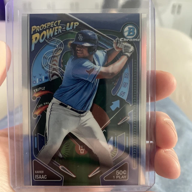 2024 BOWMAN Prospect PowerUp Chrome Xavier Isaac PP15 Tampa Bay