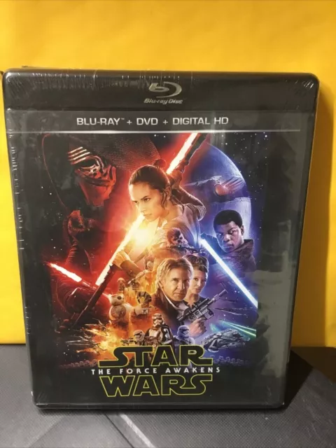 Star Wars: Episode VII: The Force Awakens (Blu-ray, 2015) AMAZING BLU-RAY IN ORI