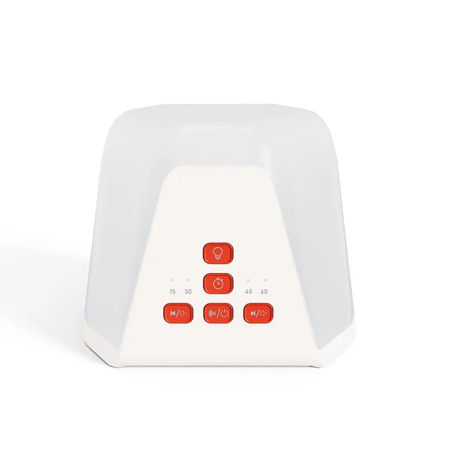 1 set suono sette colori luce notturna strumento per dormire bianco rumore ambiente Li P4Y9