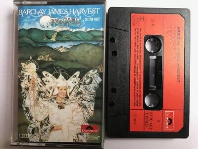 BARCLAY JAMES HARVEST K7 TAPE CASSETTE EYES OF THE UNIVERSE PAPER LABEL FRENCH 