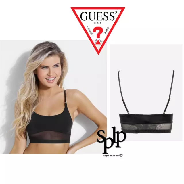 GUESS Reggipetto Nero T.S (Corrisponde A Coppe 85) Valore Nuovo