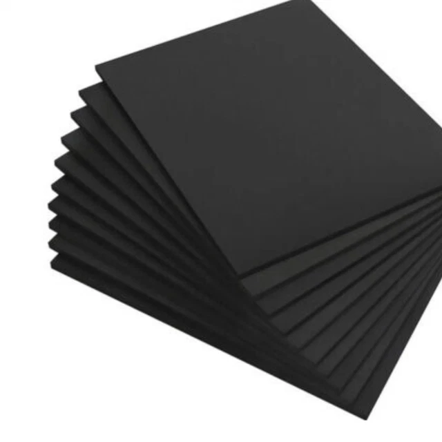 EVA A4 Hojas de Espuma Negra Paquete de 10 21x30 cm, Grosor 2 mm Niños Niños Artesanía