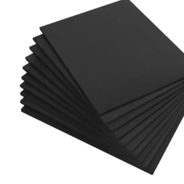 Eva A4 Noir Mousse Pages 10 Paquet 21x30 CM, Épaisseur 2 MM pour Enfants Craft