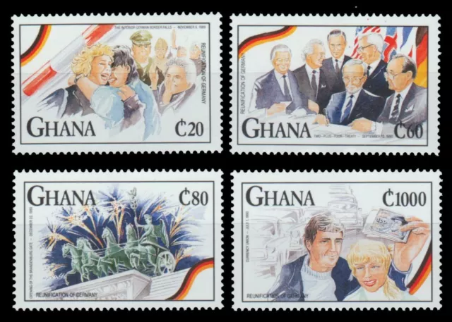 Ghana 1992 - Mi-No. 1641-1644 ** - MNH - Reunification of Germany