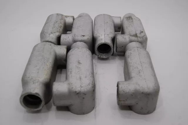 New Lot of 7 Appleton Unilet 1-1/4" LR Form 35 Explosion Proof Conduit Body