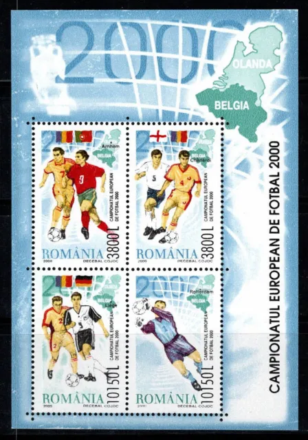 Rumänien 2000 Mi. Bl. 313 Block 100% Postfrisch Fußball, Weltmeisterschaft