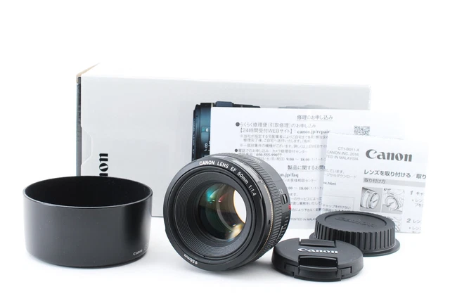[Near Mint in Box] Canon EF 50mm f/1.4 USM Standard AF Lens From Japan Tested