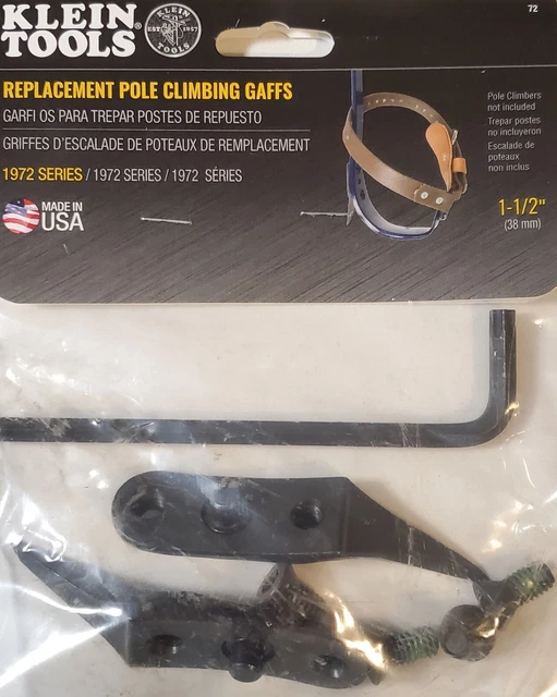 Klein Tools 72 Pole Climbing Replacement for 1972 Series 1-1/2" Gaffs Torx Screw