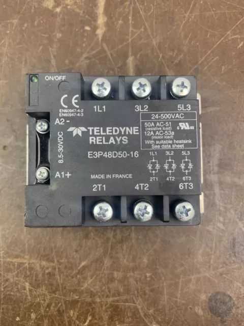 New Teledyne Industrial Relay E3P48D50-16 50A Bulk Pricing --Vk