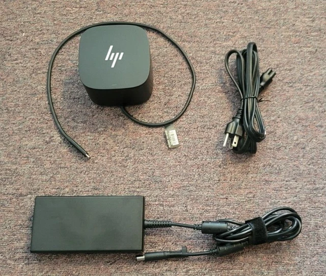 HP THUNDERBOLT DOCK 120W G2 HSNIX01 w/ 120W AC Adapter Power Supply