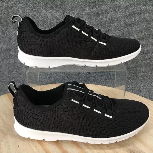 CLARKS CLOUDSTEPPERS SHOES Womens 9 M Step Allena Go Sneaker Black Mesh ...