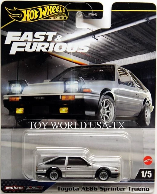 2024 HOT WHEELS Fast & Furious Premium Mix 1 1 Toyota AE86 Sprinter