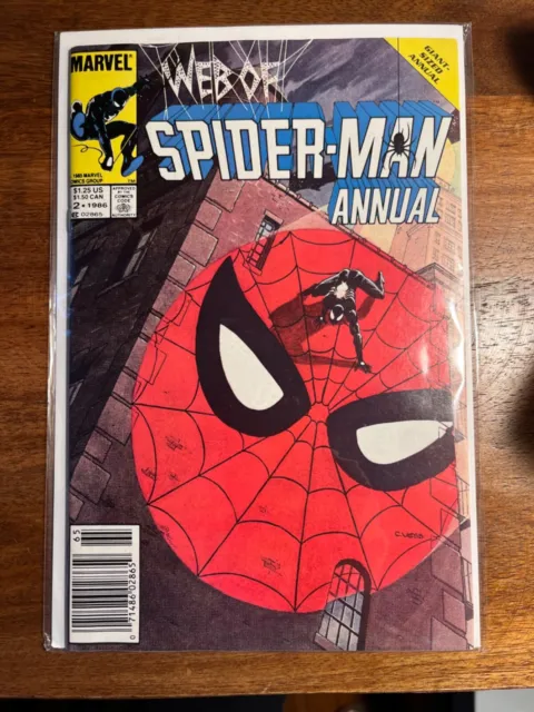 Web Of Spiderman #2 Annual Marvel Comics (1985)