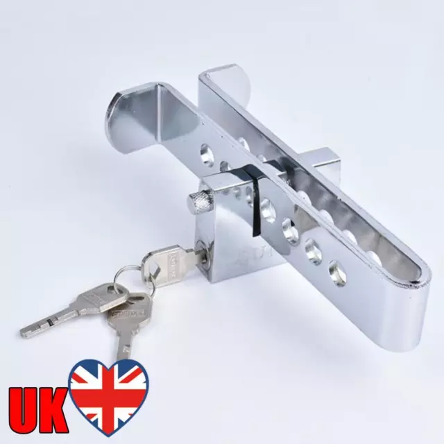 Auto Car Brake Clutch Pedal Lock Stainless Anti-Theft Strong Security