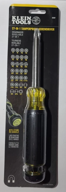 *BRAND NEW*Klein Tools 32307 27-in-1 Multi-Bit Tamperproof Screwdriver