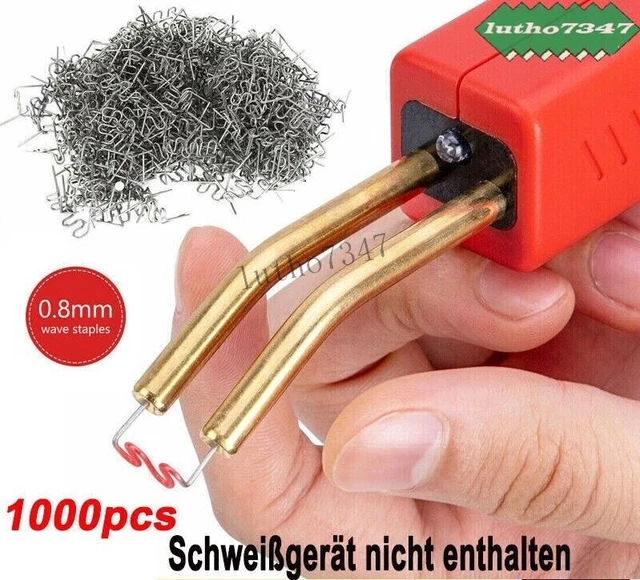 1000X Auto Stoßstangen Schweißen Schweißgerät Klammer Kunststoff Reparatur Set