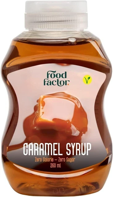 Food Factor Caramello Sciroppo 260 ML Mondo Ampio