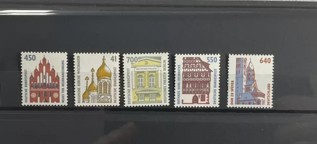 a BRD Bund Lot Dauerserie DS Sehenswürdigkeiten postfrisch MNH OG Value 23€ RAR