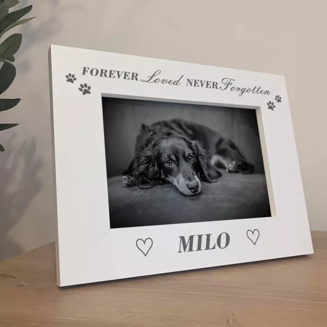 Personalised Memorial Photo Frame For Dog Pet In Memory Gift Dog Puppy Memorial