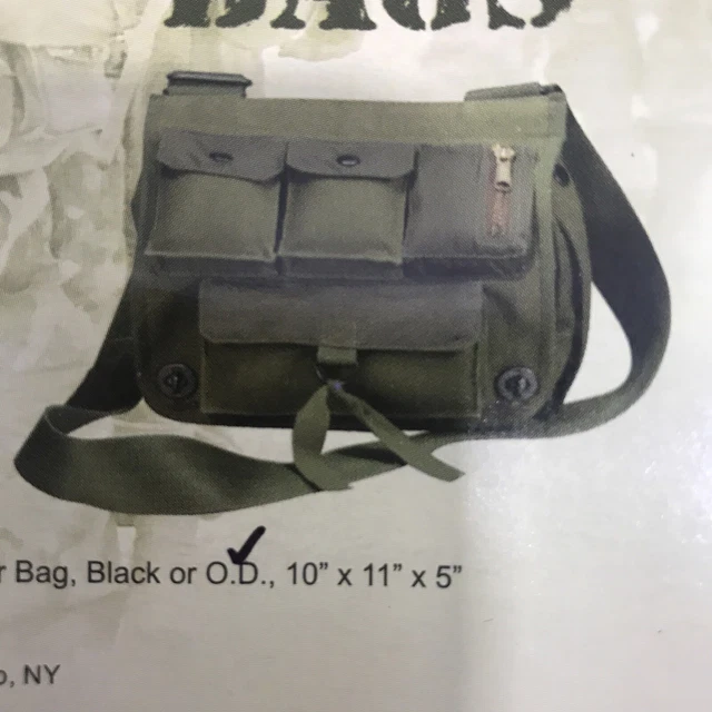 Rothco Venturer Survivor Heavyweight  Shoulder Bag 10”x11”x5 Camo Army Green