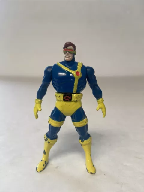 ToyBiz Marvel Cyclops X-Men Steel Mutants Die Cast 3" Figure 1994