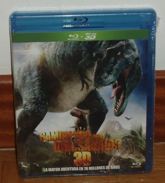 Caminando Entre Dinosaurios Blu-Ray 3D+Blu-Ray Nuevo Precintado Animacion R2