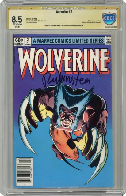 Wolverine #2D CBCS 8.5 SS Joe Rubenstein 1982 16-30D9052-081