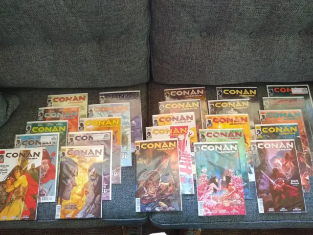 CONAN THE BARBARIAN - 2012 Dark Horse - COMPLETE 25 ISSUE RUN - Comics Lot