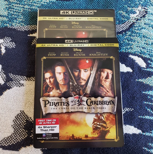 PIRATES OF THE Caribbean Curse of the Black Pearl (4K + Bluray