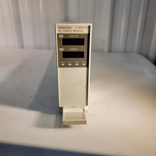 HP Agilent Keysight 66104A DC Power Module 0-60V 2.5A For 66000A Mainframe