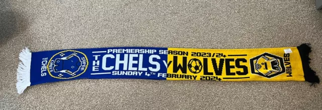 chelsea v Wolves Match Day Scarf